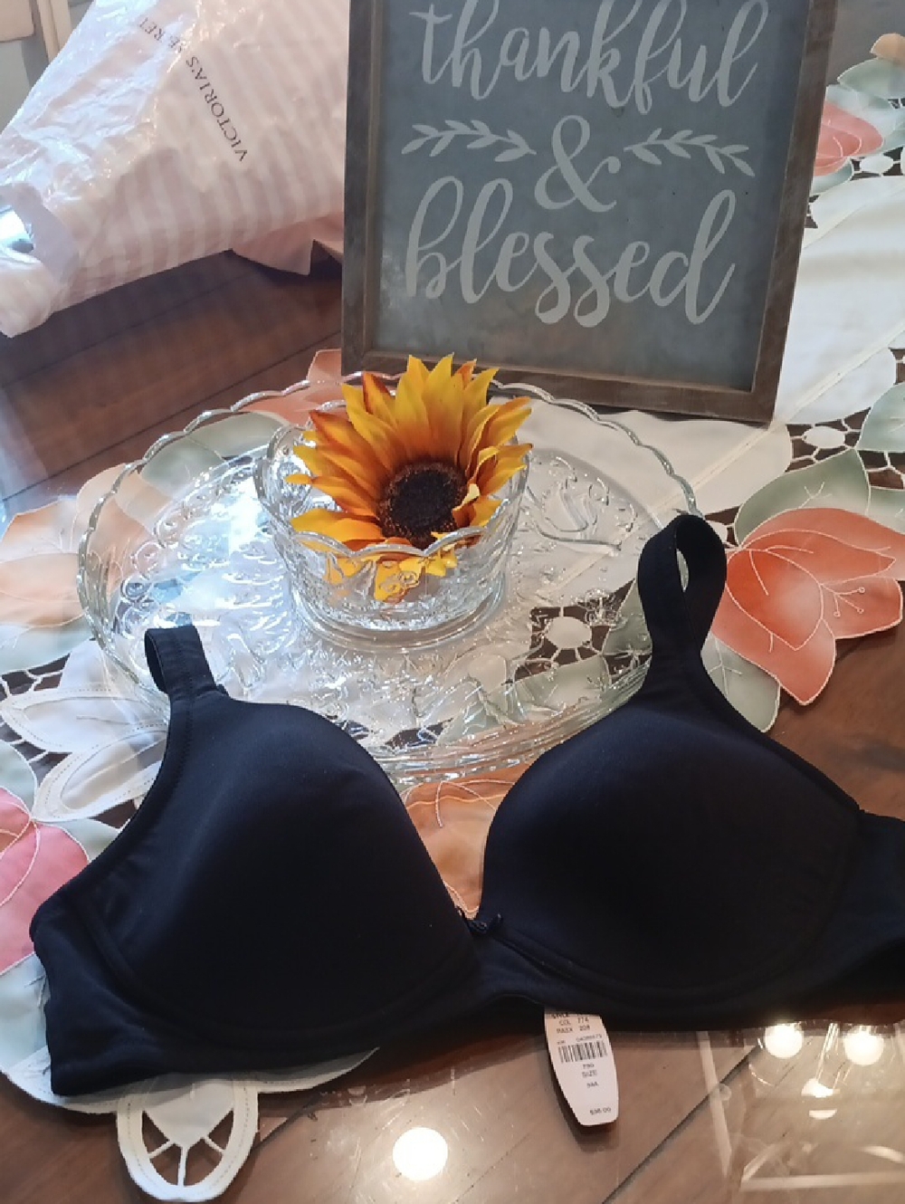 Victoria's Secret Black And Beige Molded Cup, 2 Bras. Body by Victoria. 38A